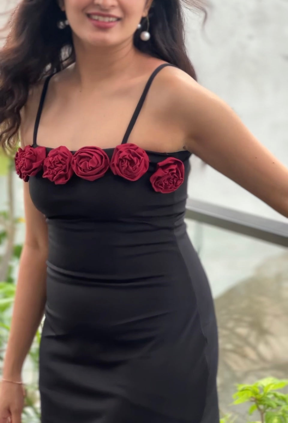 AMORA LONG SLIT DRESS