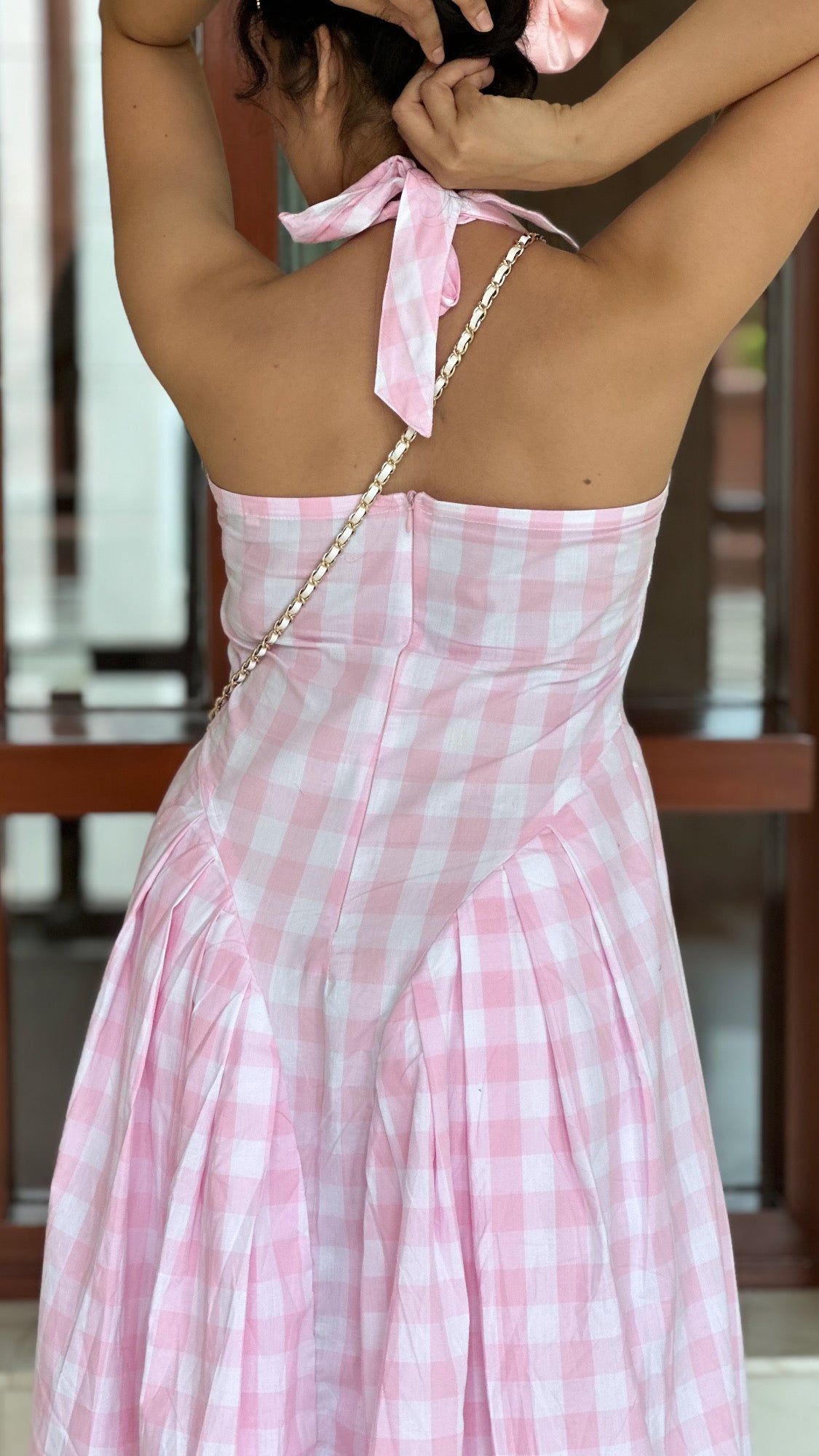 CLEO Long Flare Dress