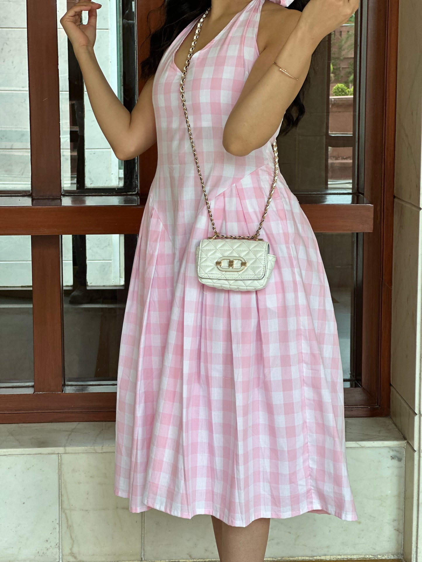 CLEO Long Flare Dress