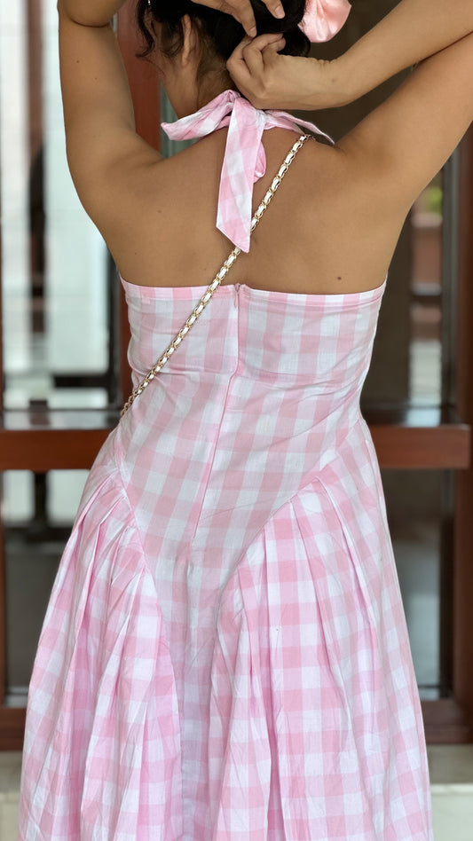 CLEO Long Flare Dress